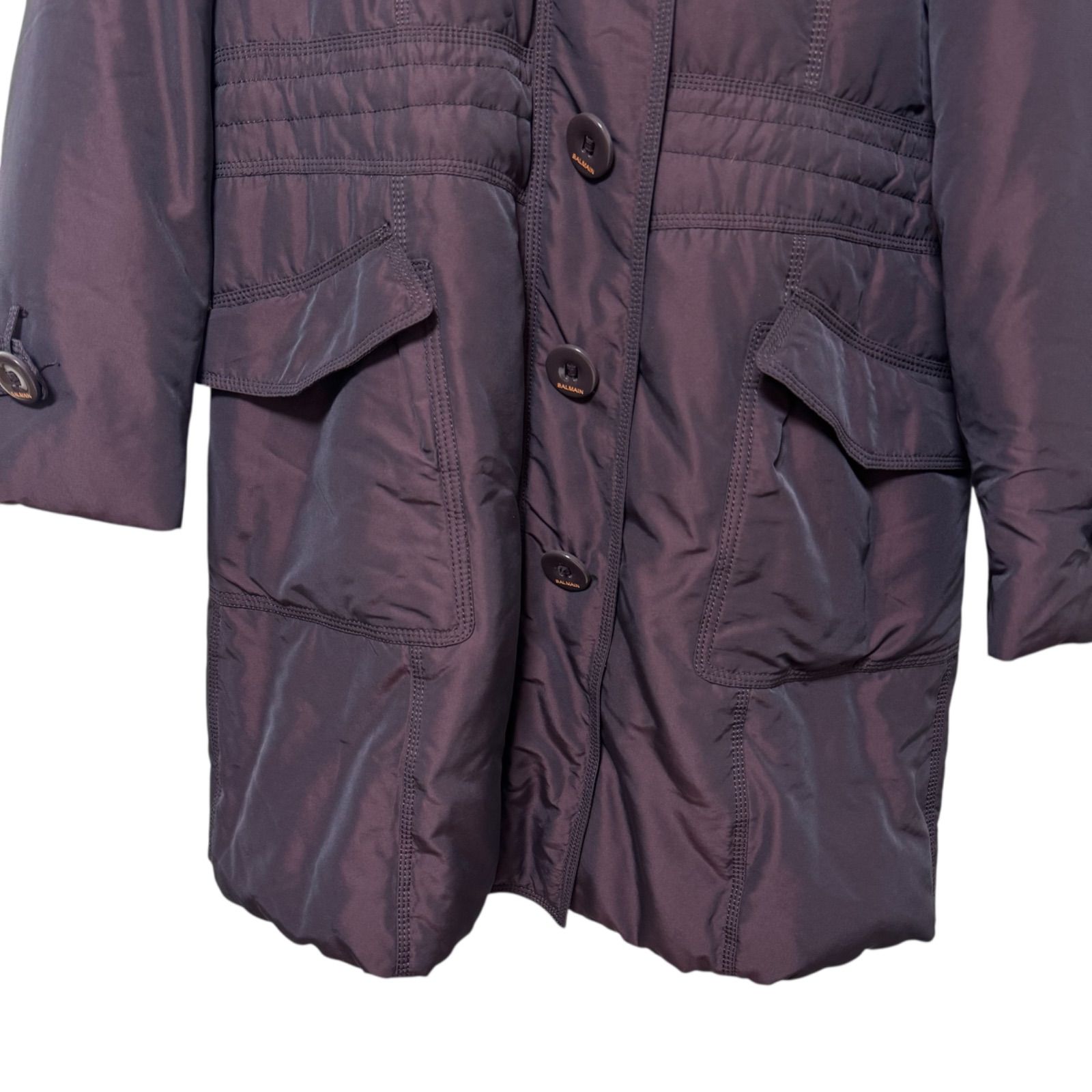 BALMAIN バルマン レディース アウター ダウンコート パープル系 L