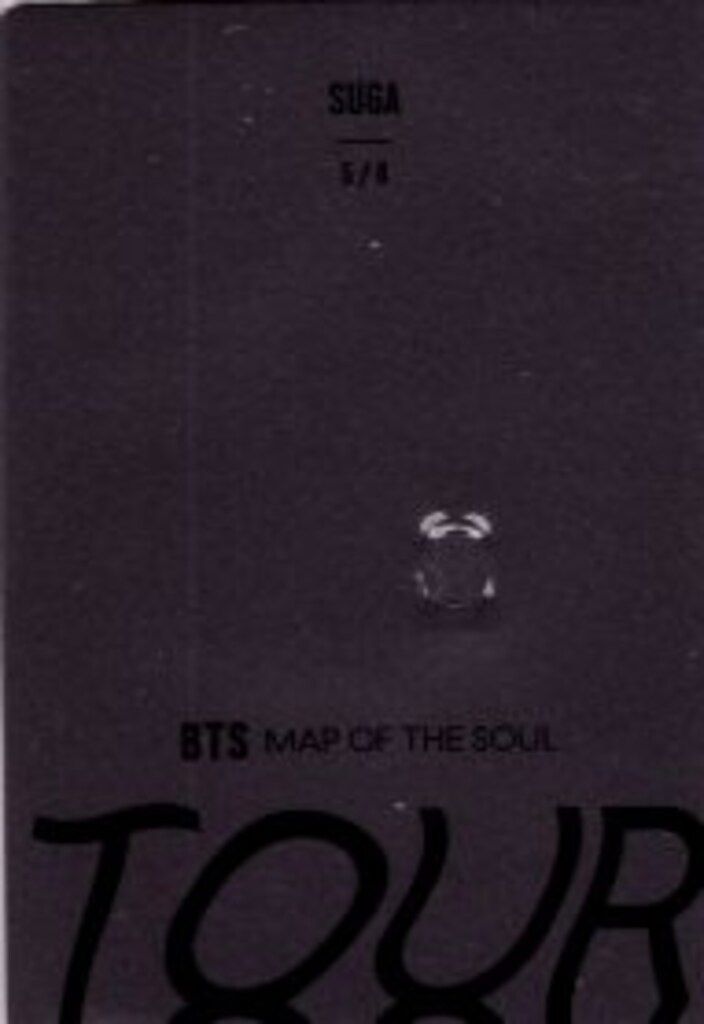 BTS map of the soul ミニフォト suga BTS MAP OF THE SOUL SUGA ミニフォトカード 5/8 - メルカリ