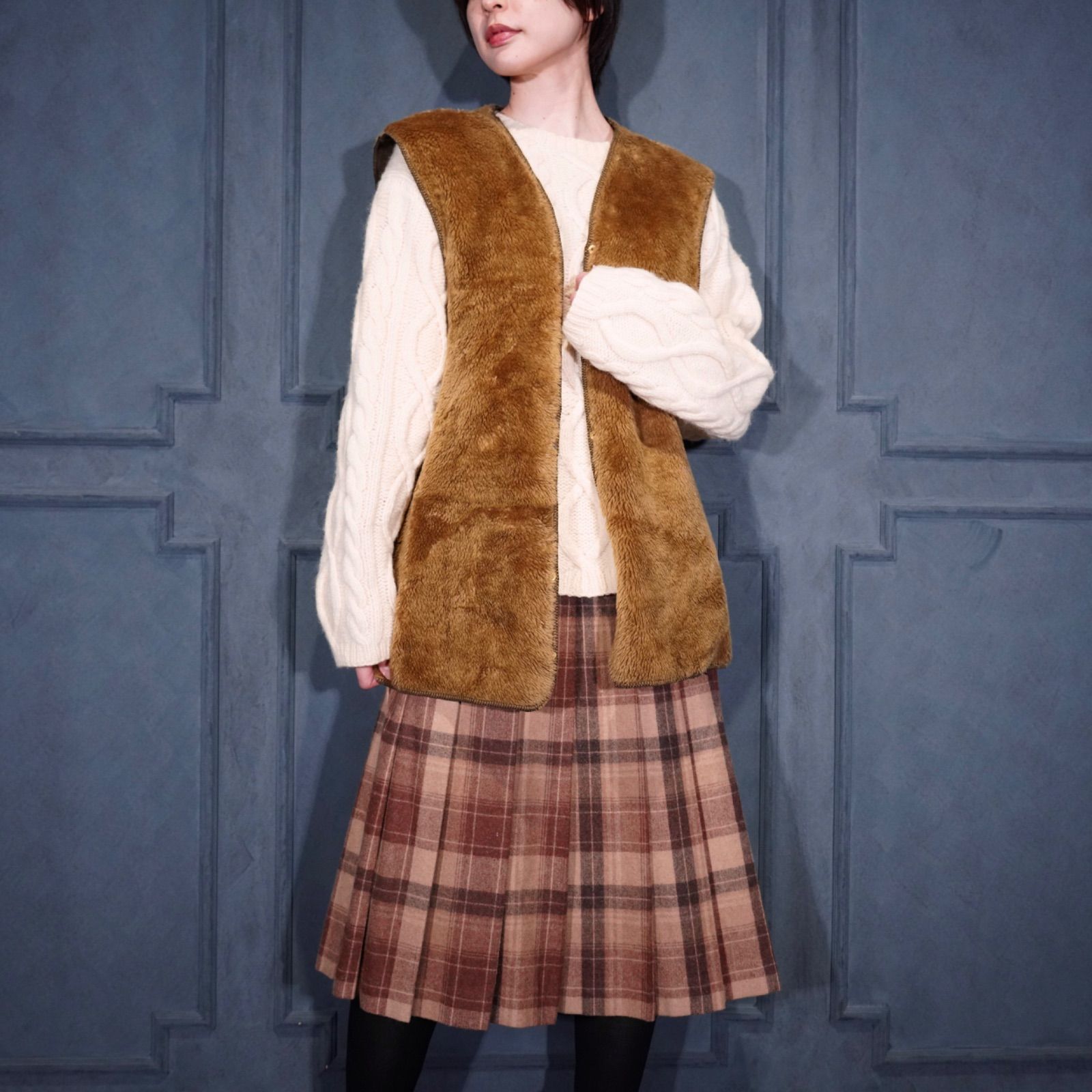 EU VINTAGE Barbour BOA LINER VEST/ヨーロッパ古着バブアーボア 