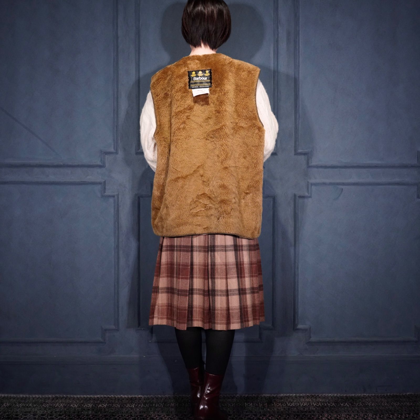 EU VINTAGE Barbour BOA LINER VEST/ヨーロッパ古着バブアーボア 