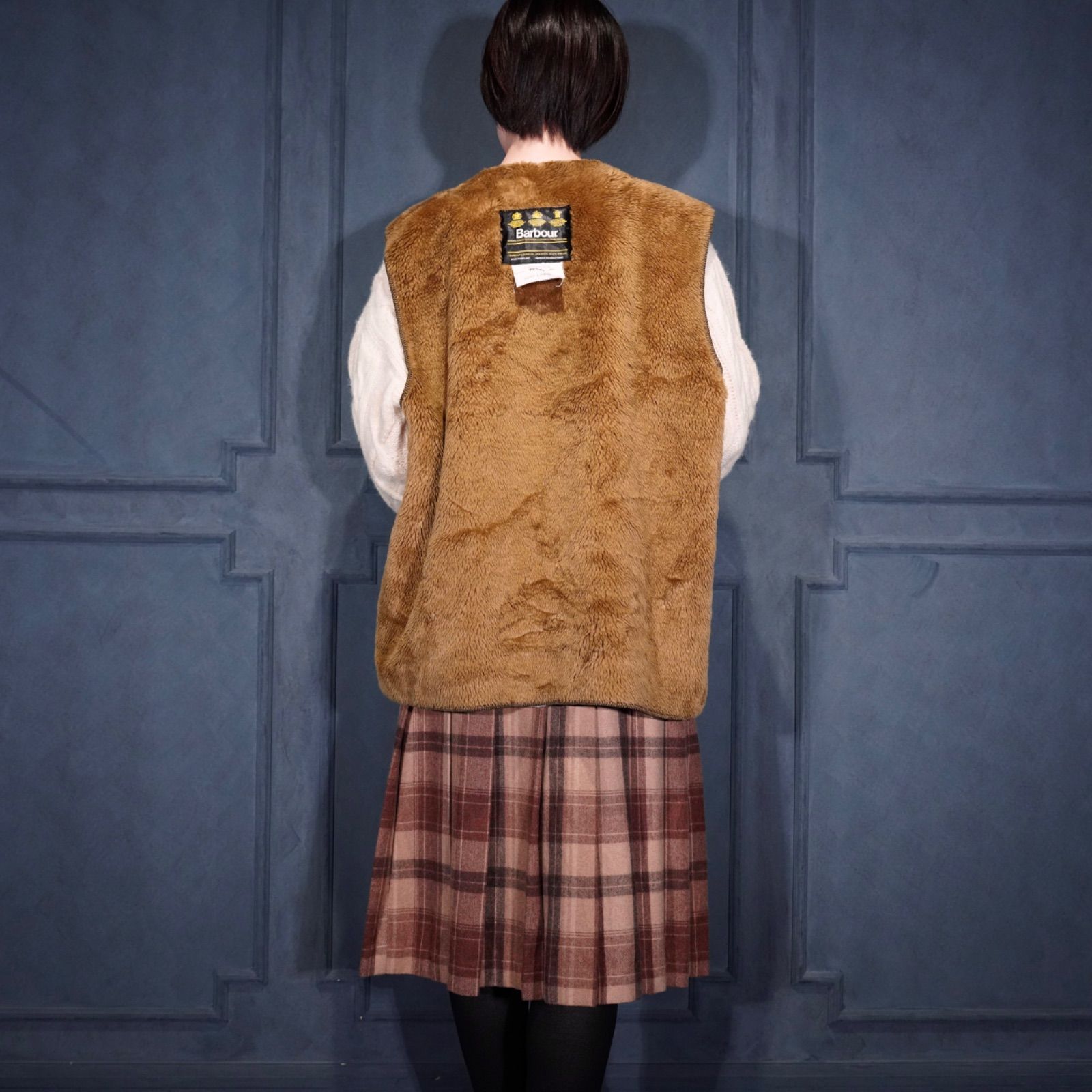 EU VINTAGE Barbour BOA LINER VEST/ヨーロッパ古着バブアーボア 