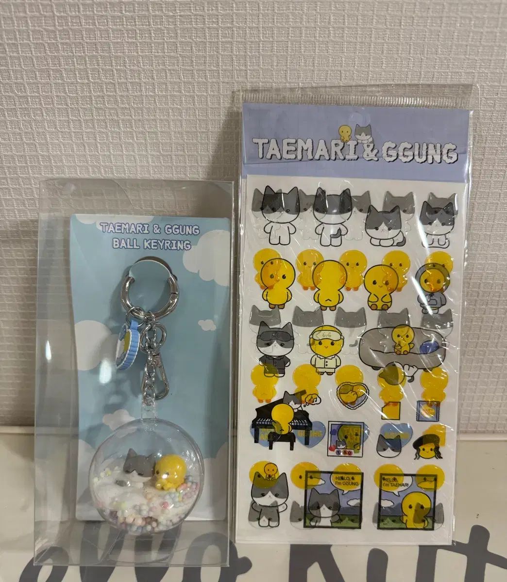 SHINee テミン TAEMARI&クン キーホルダー + ステッカー セット 出品