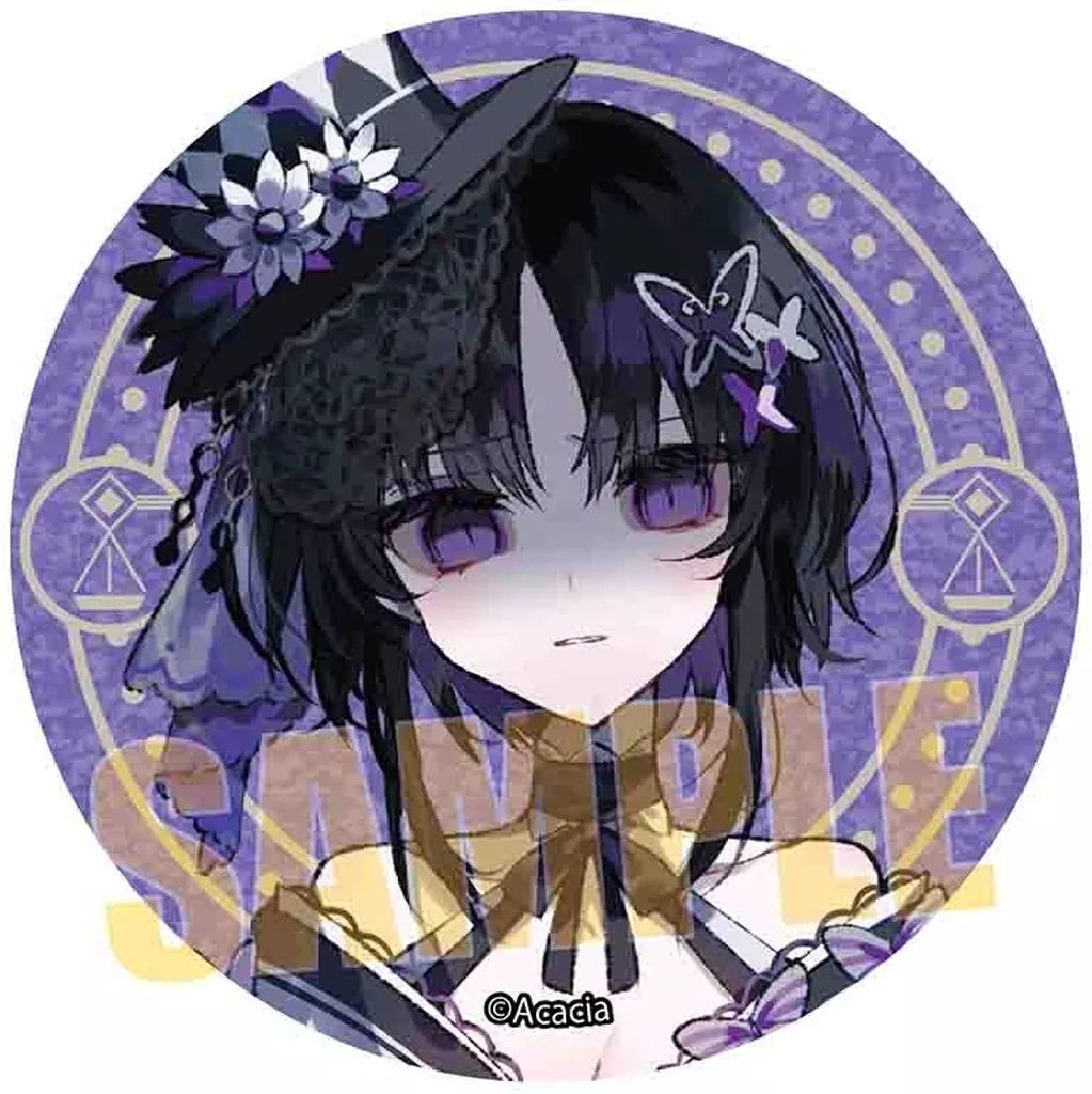 中古】バッジ・ビンズ 宝生マーゴ グリッター缶バッジ 「魔法少女ノ