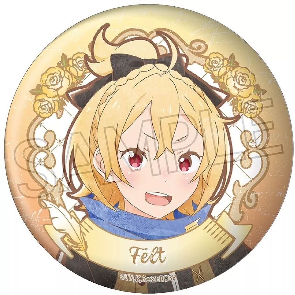 中古】バッジ・ビンズ フェルト ヴィンテージシリーズ 缶バッジ 「Re