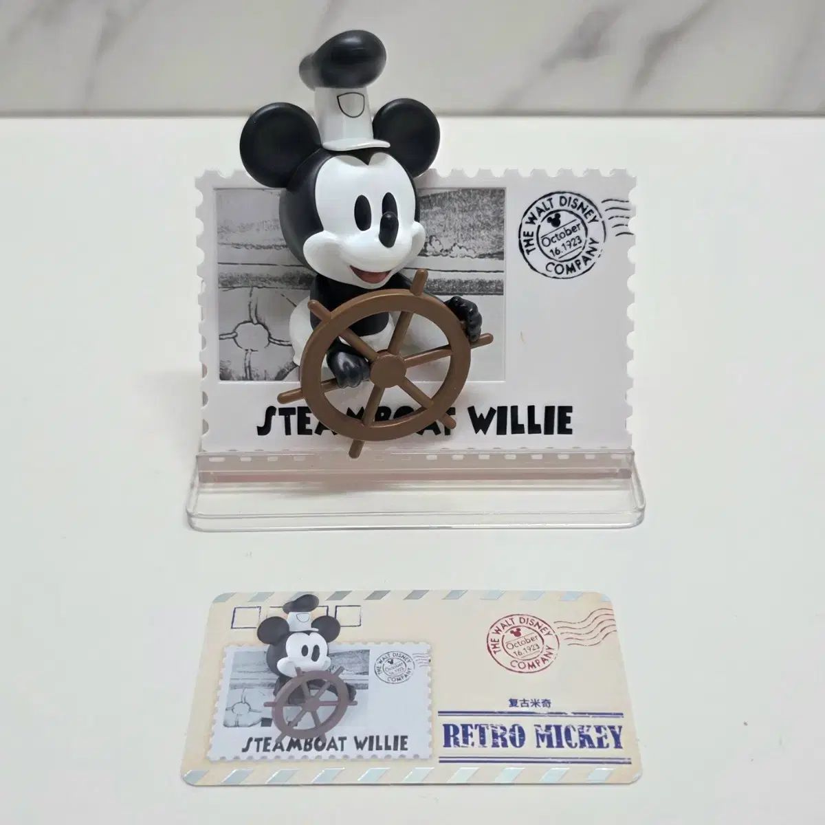 ディズニー 100周年記念シリーズ 蒸気船レトロ ミッキー フィギュア