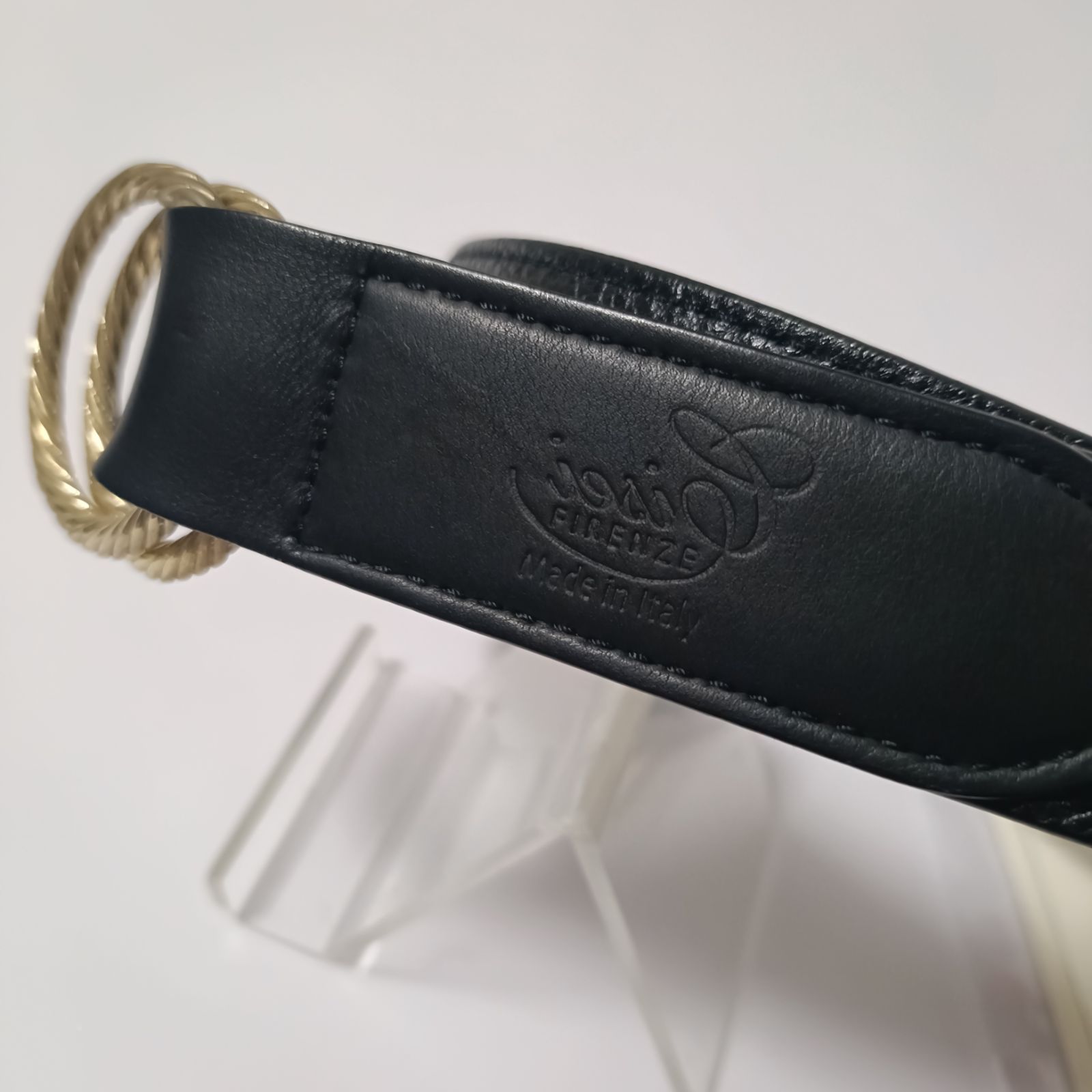 未使用 Cisei シセイ ダブルリングベルト リバーシブル ブラック