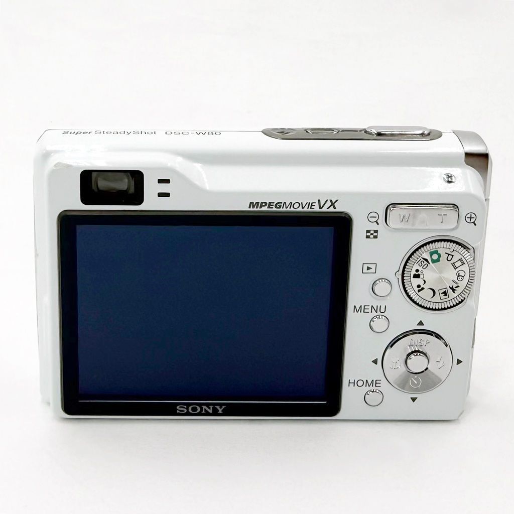 ソニー SONY Cyber-shot DSC-W80 ホワイト コンデジ カメラ 中古
