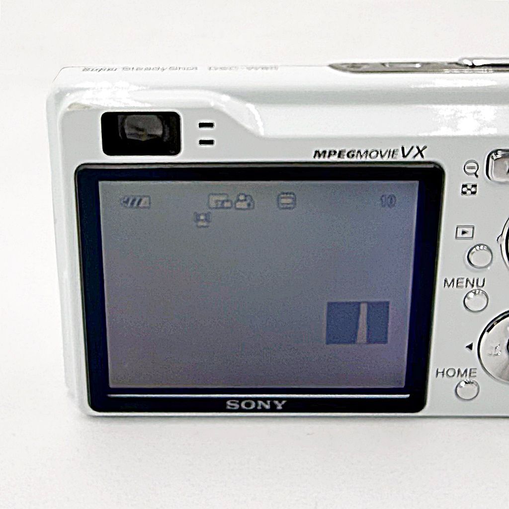 ソニー SONY Cyber-shot DSC-W80 ホワイト コンデジ カメラ 中古