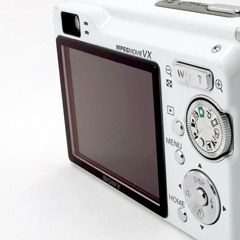 SONY ソニー サイバーショット DSC-W80 デジカメ コンデジ ホワイト
