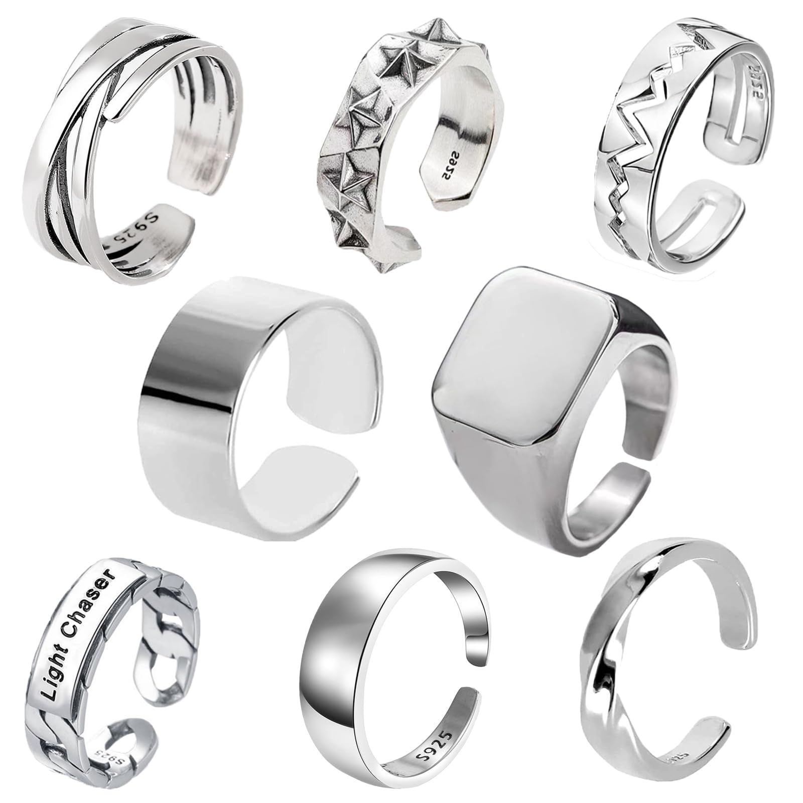 シンプル シルバーリング モダンデザイン 楽天市場】K-SMITH デザイン チェーン リング 12〜20号 シルバー