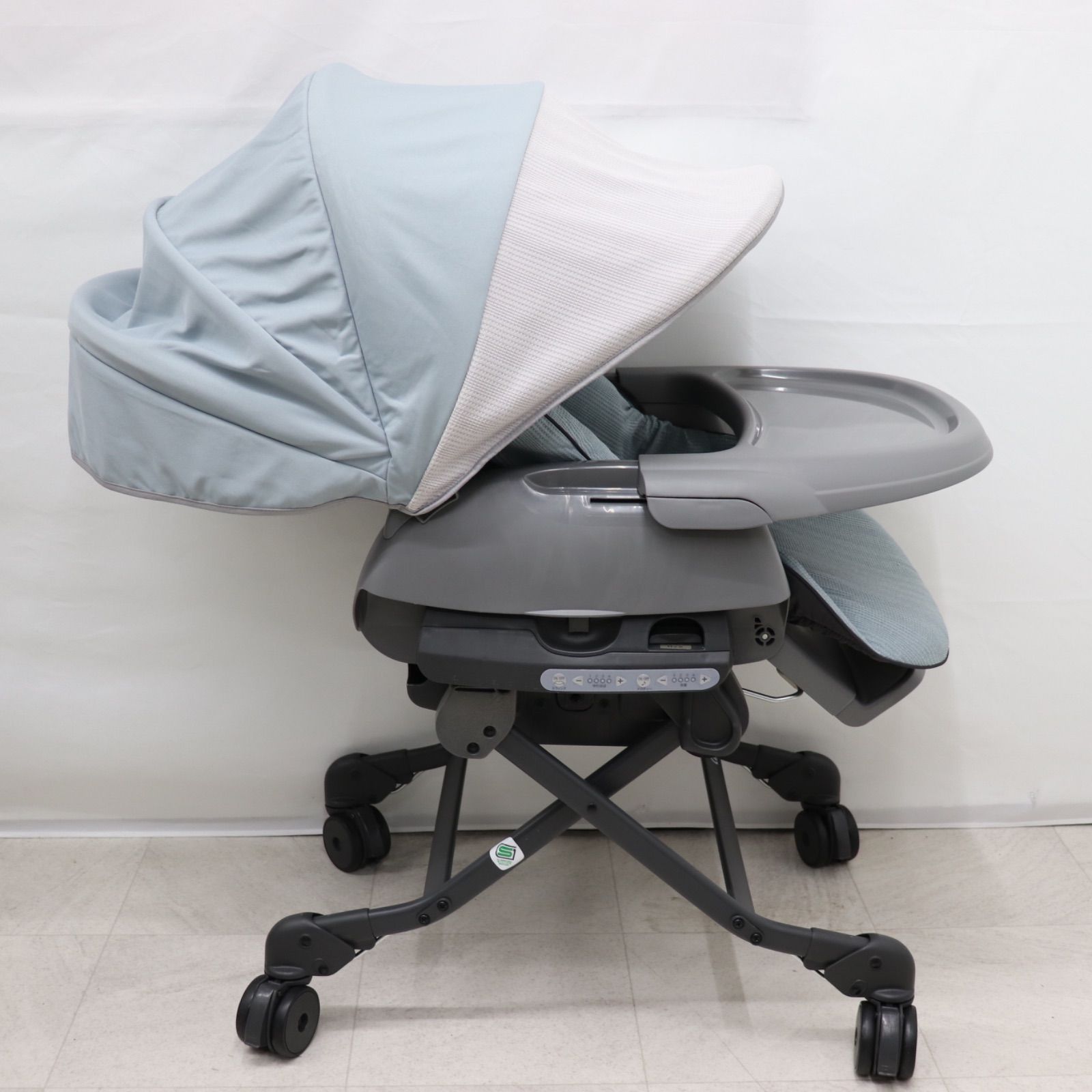 美品】Combi コンビ ネムリラ AUTO SWING BEDi Long スリープシェル EG 