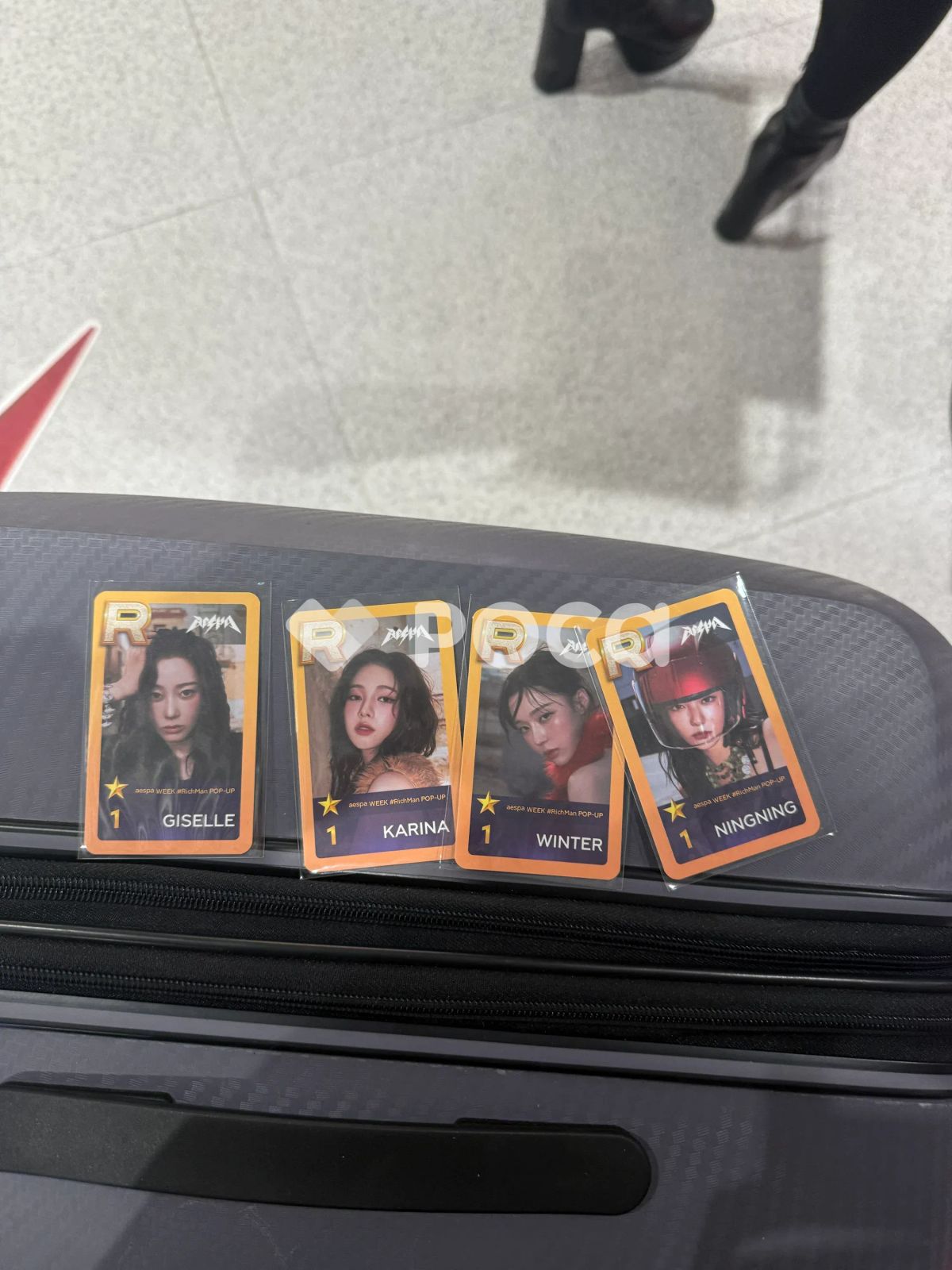 aespa カリナ aespa WEEK #RichMan ポップアップ SuperStarSMTOWN