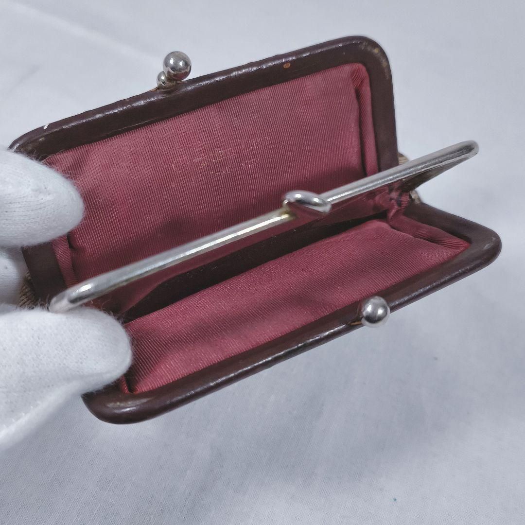 クリスチャンディオール ヴィンテージ トロッター柄 がまぐち 小銭入れ