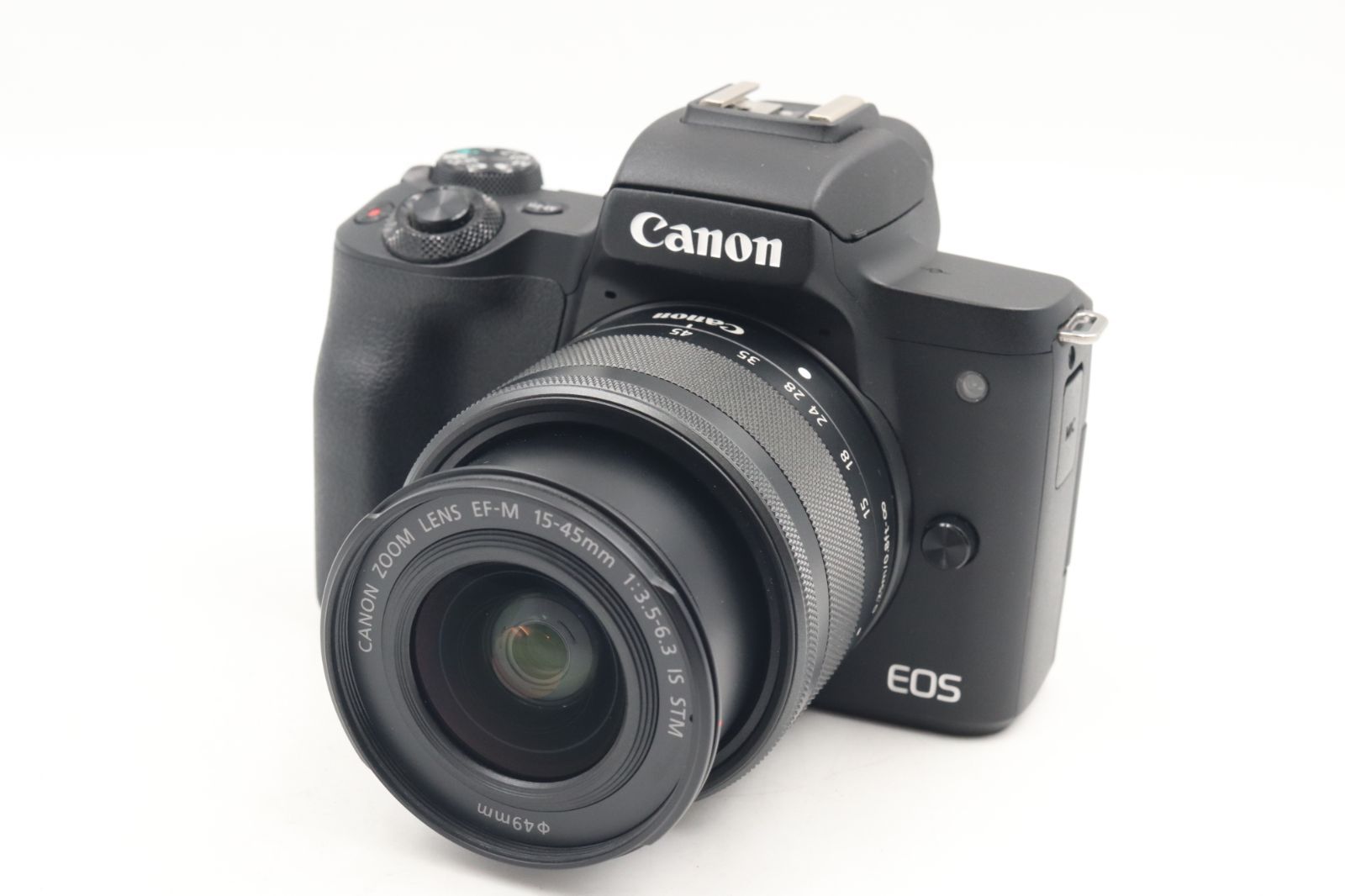 Canon EOS Kiss M 2 EF 15 45 mm f 3 5 6 IS STM キャノン ミラーレス一眼 カメラ レンズキット ブラック 15756
