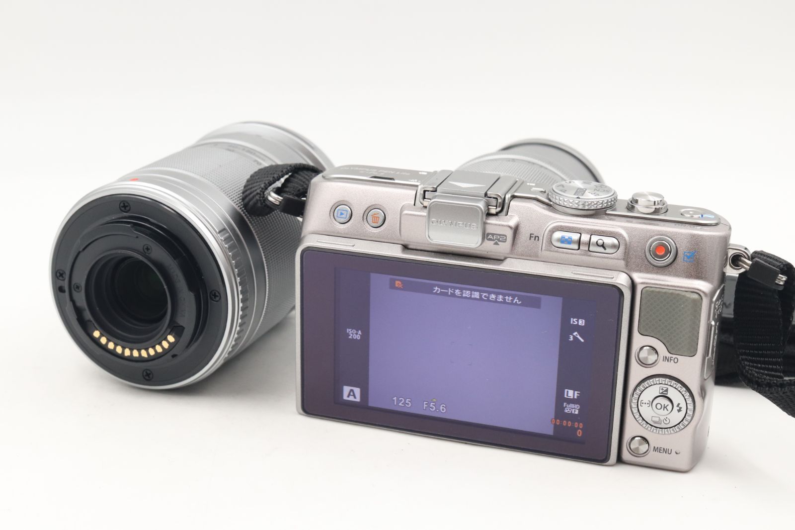 極上品 ショット数819回☆オリンパス OLYMPUS PEN Lite E-PL3 ダブル