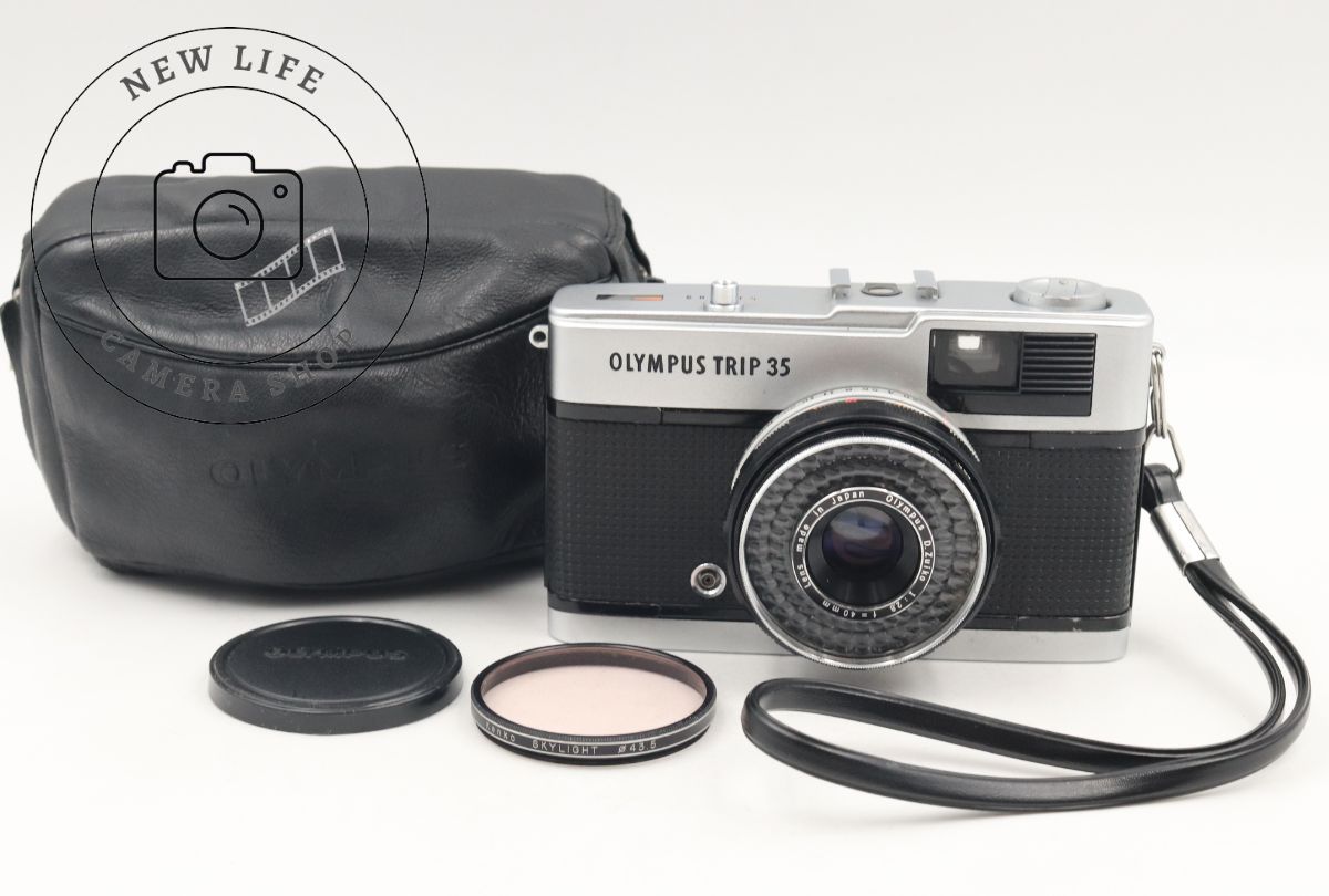 極上品☆OLYMPUS オリンパス TRIP 35 シャッターOK 赤ベロOK
