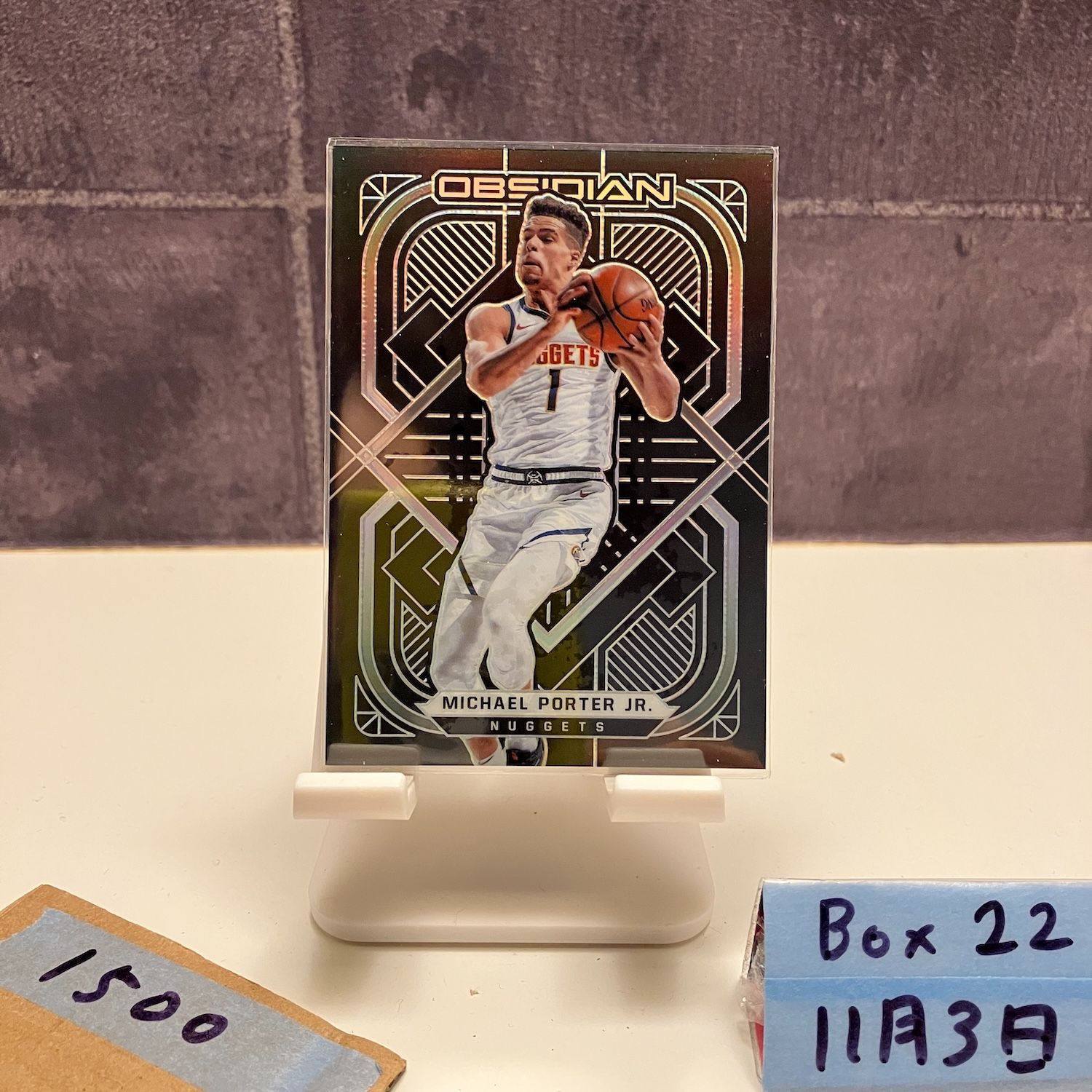2020-21 Panini Obsidian Michael Porter Jr. DENVER NUGGETS Black