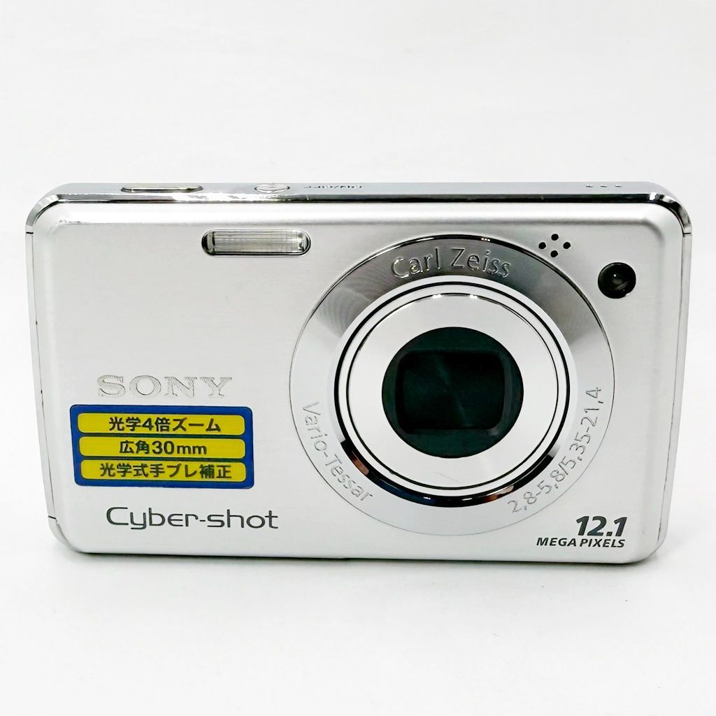 ソニー SONY Cyber-shot DSC-W220 SC シルバー コンデジ カメラ 中古