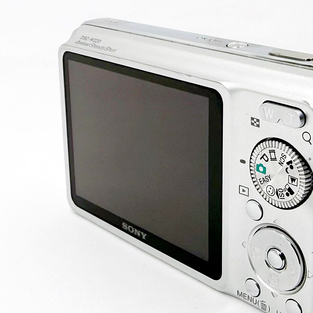 ソニー SONY Cyber-shot DSC-W220 SC シルバー コンデジ カメラ 中古