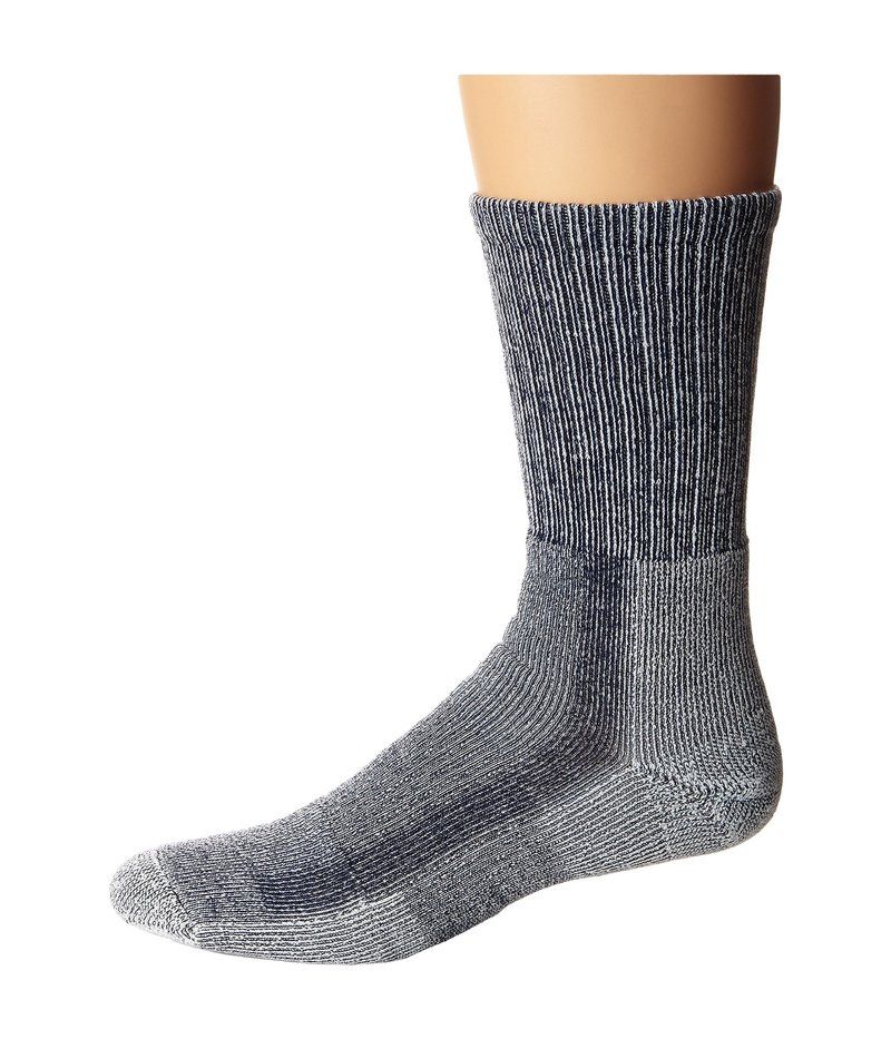 (取寄) ソロ メンズ ライト ハイキング クルー シングル ペア Thorlos men Light Hiking Crew Single Pair Navy ソーロス メンズ アンダーウェア 靴下 Thorlos Light Hiking Crew