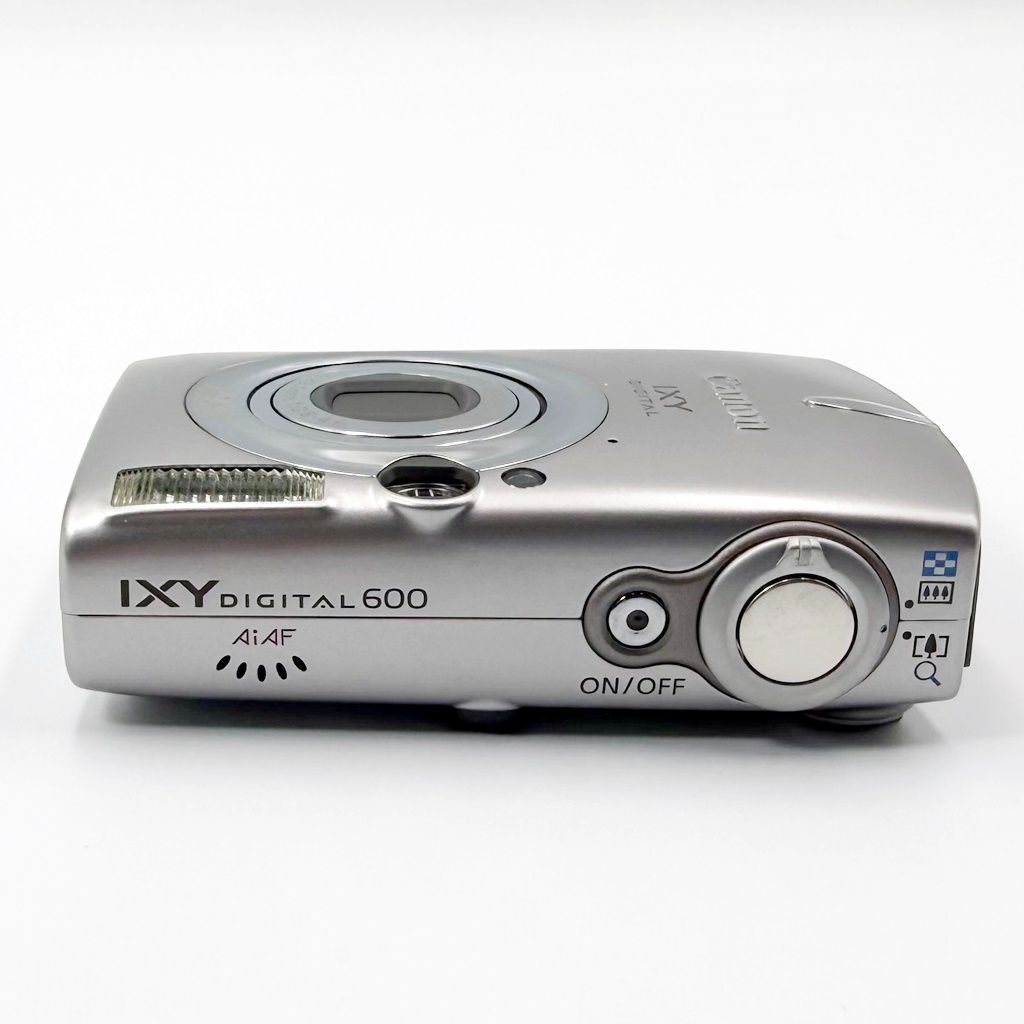 美品】キヤノン CANON IXY DIGITAL 600 シルバー コンデジ カメラ 中古