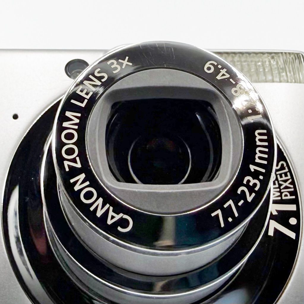 美品】キヤノン CANON IXY DIGITAL 600 シルバー コンデジ カメラ 中古