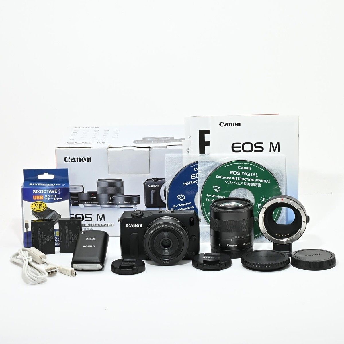 canonキヤノン◇EOS M ダブルレンズキット DS126391【送料無料】 Canon