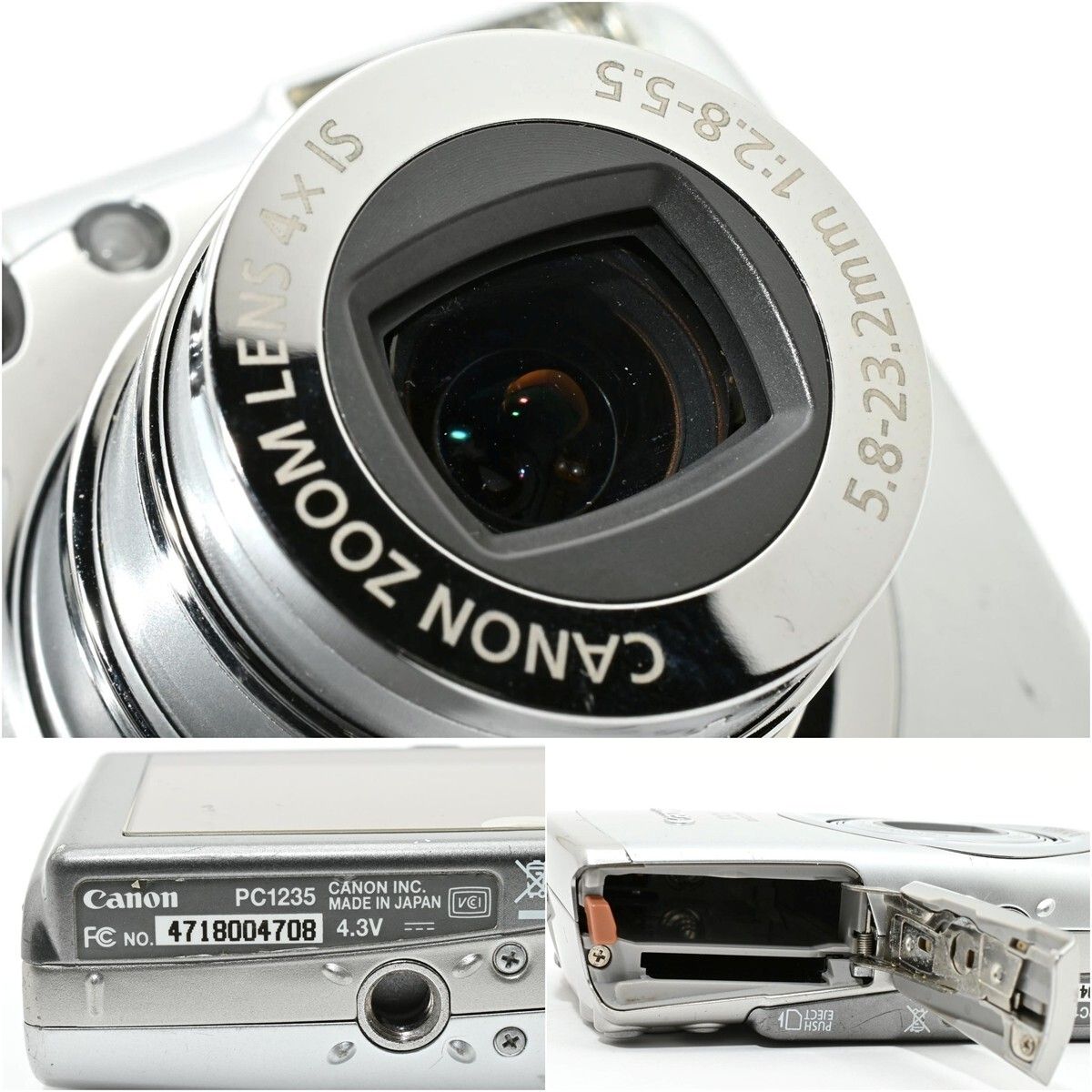 Canon IXYDIGITAL810IS 液晶不良 ジャンク コンデジ 1100＜難あり・ジャンク品＞ Canon デジタルカメラ IXY (イクシ