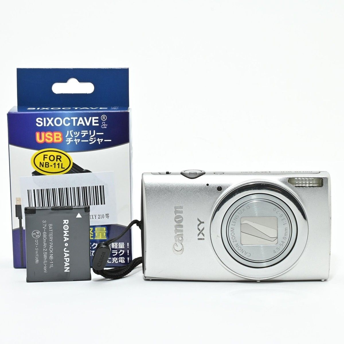 1104＜良品＞ Canon デジタルカメラ IXY 630 光学12倍ズーム シルバー