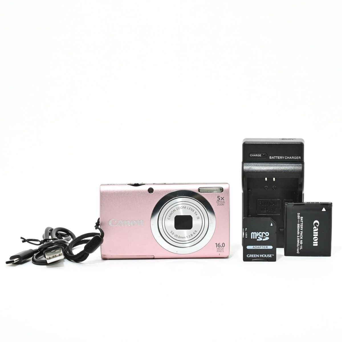 【完動品】 Canon PowerShot A2400 IS ピンク デジカメ CANON PowerShot A2400 IS [ピンク] 価格比較 - 価格.com