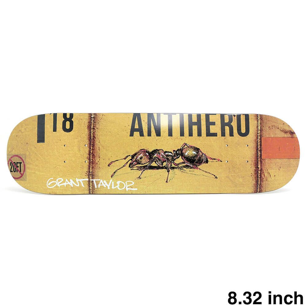 Anti-Hero Grant Taylor 8.12インチデッキ　新品未使用 ANTIHERO DECK アンチヒーロー デッキ GRANT TAYLOR INTERMODAL 8.32