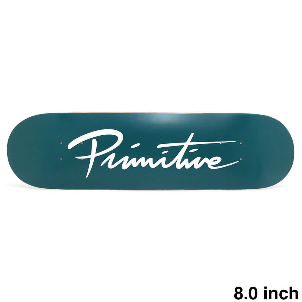 PRIMITIVE DECK プリミティブ デッキ TEAM NUEVO SCRIPT CORE TEAL 8.0