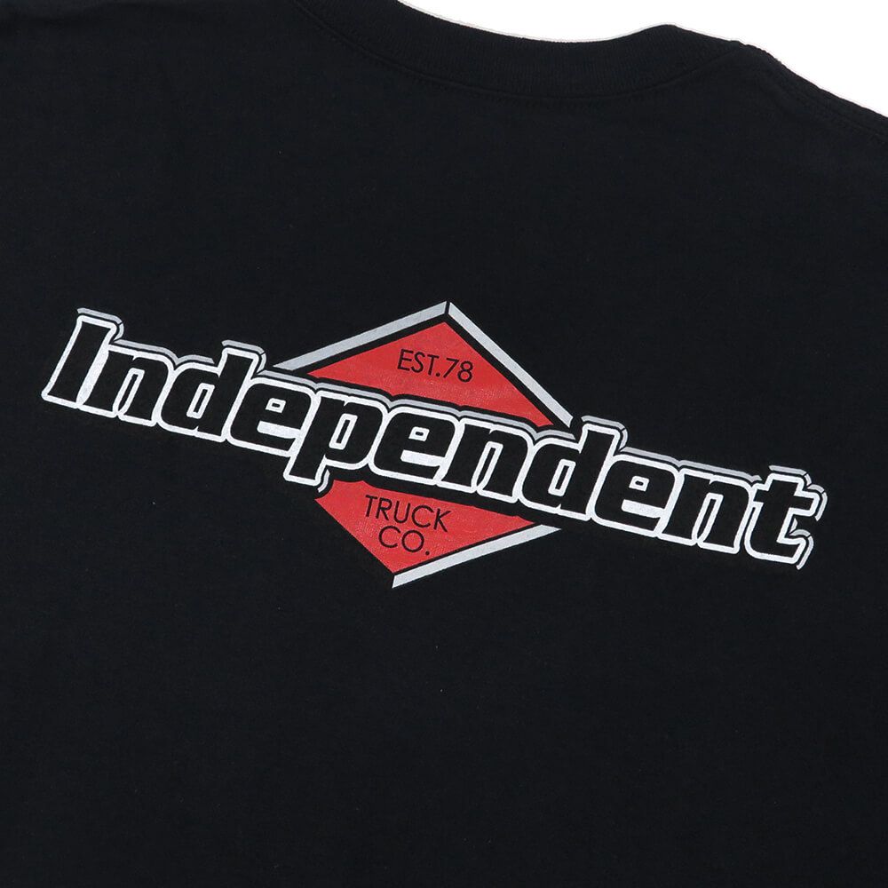 INDEPENDENT T-SHIRT インディペンデント Tシャツ MOJOCHROME BLACK