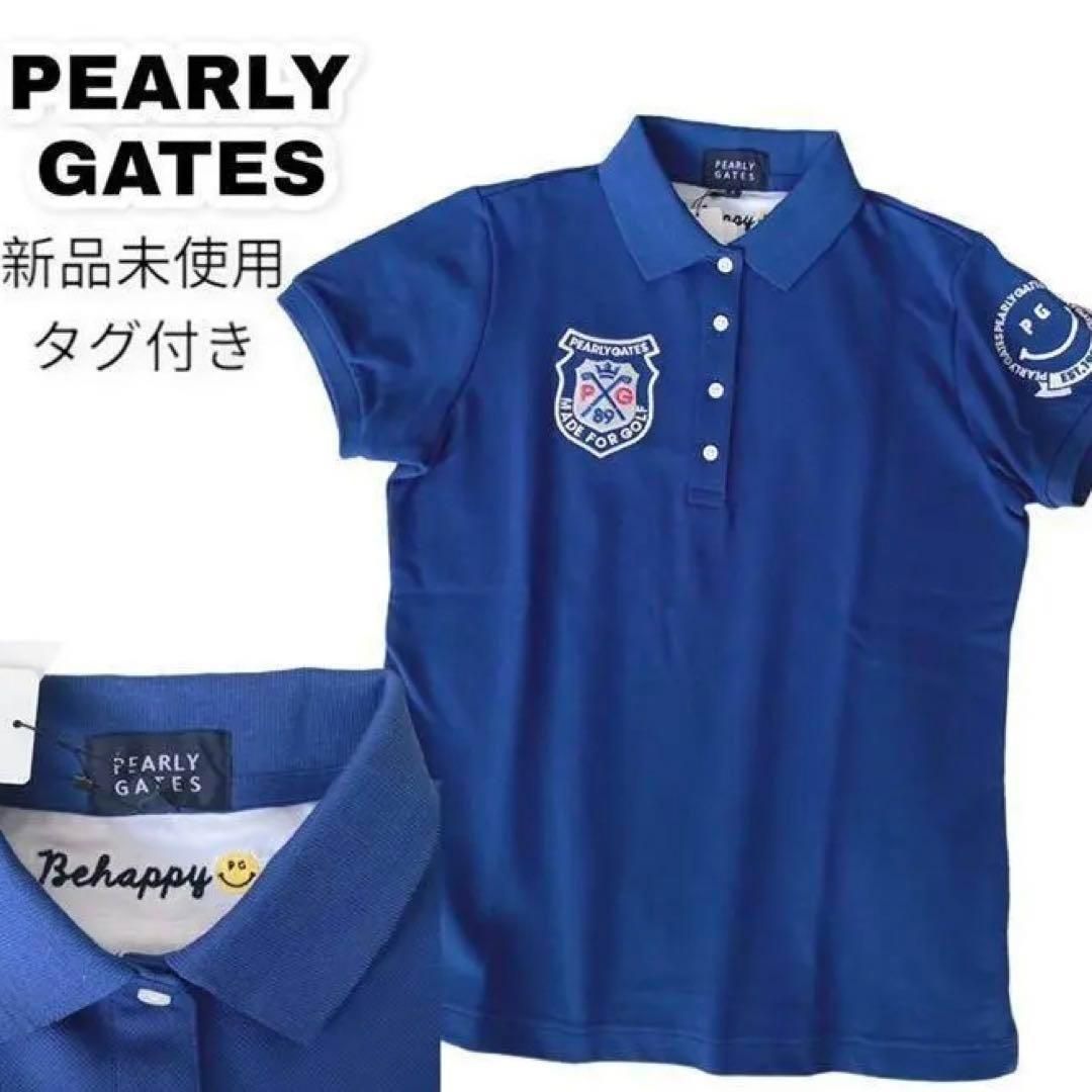 新品 PEARLY GATES ポロシャツ 刺繍 ニコちゃん 定価¥19800 - メルカリ