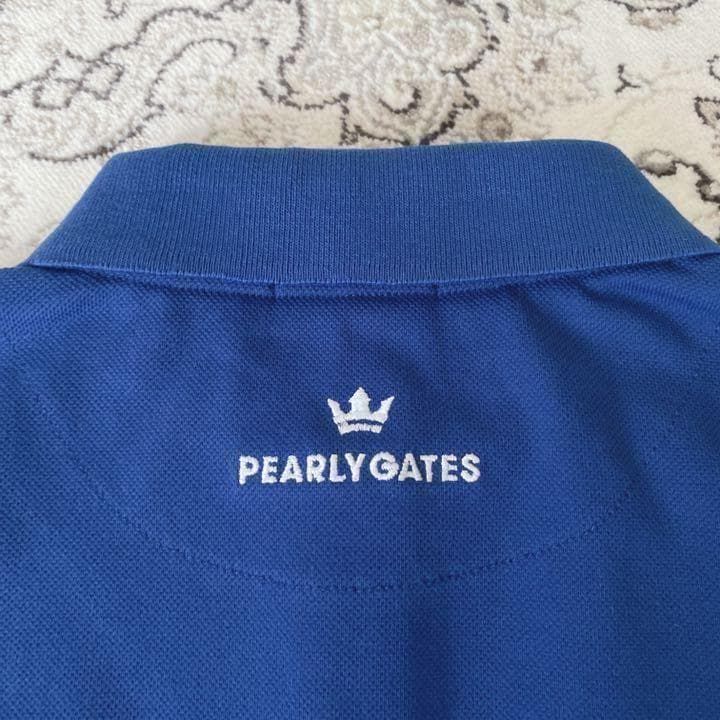 新品 PEARLY GATES ポロシャツ 刺繍 ニコちゃん 定価¥19800 - メルカリ