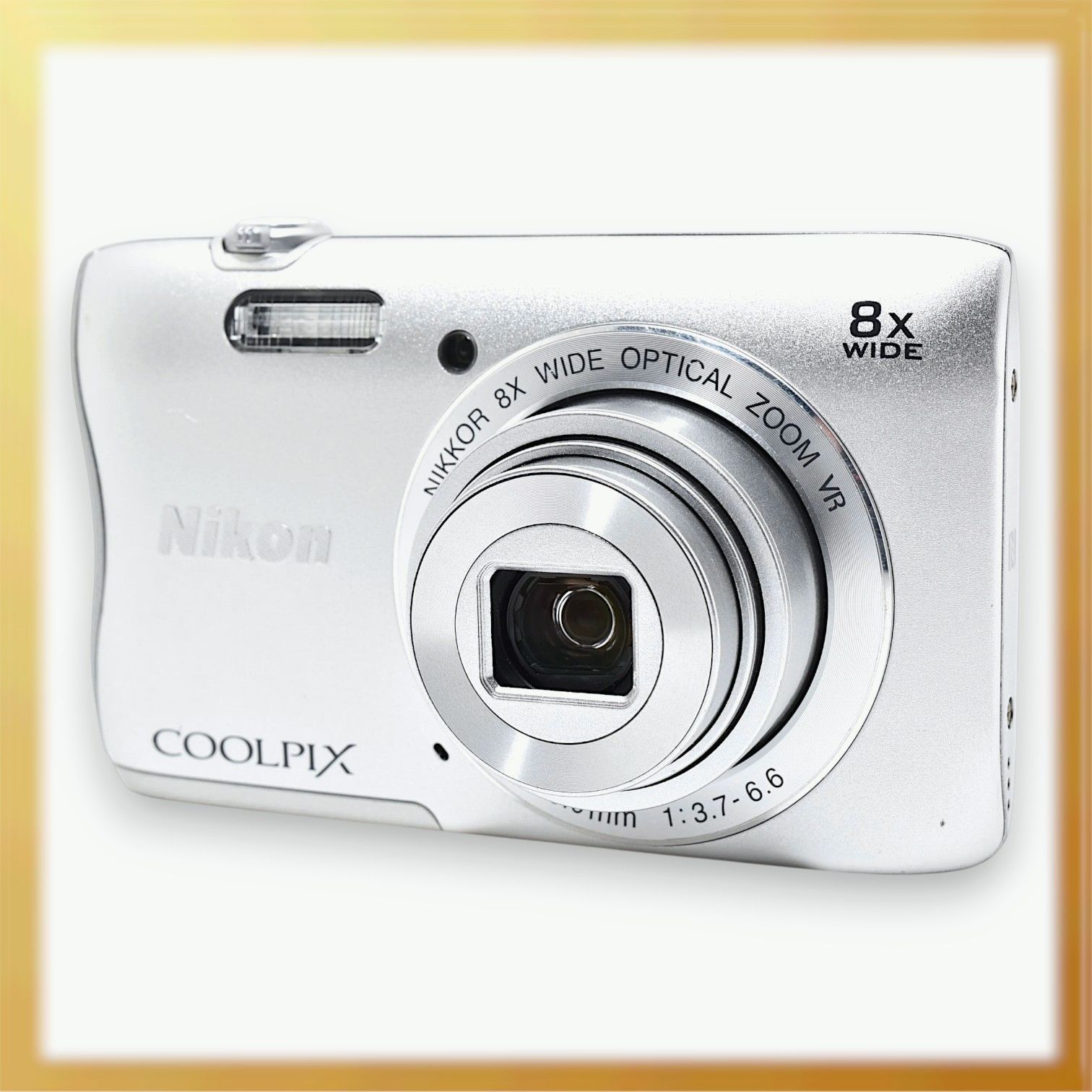 美品｜Nikon COOLPIX S3700 クールピクス デジタルカメラ 光学8倍