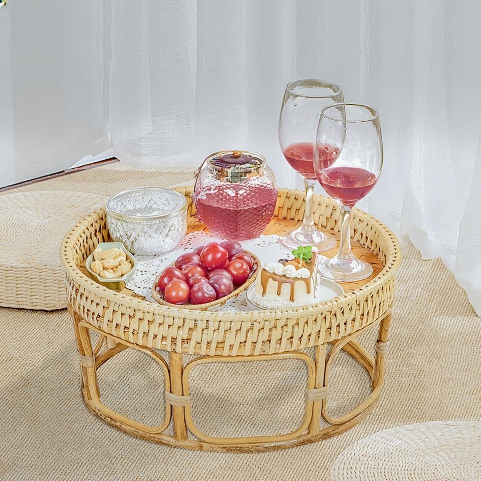 籐 ラタン製 編み込み模様 テーブル 籐 ラタン製 編み込み模様 テーブル 籐 ラタン製 編み込み模様