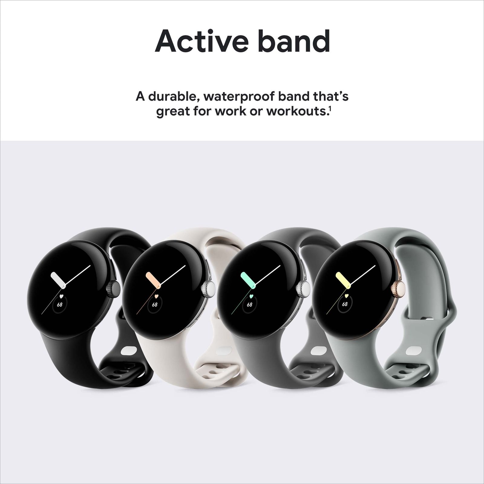 Google Pixel Watch Band アクティブ バンド Hazel GA04103-WW 【公式 