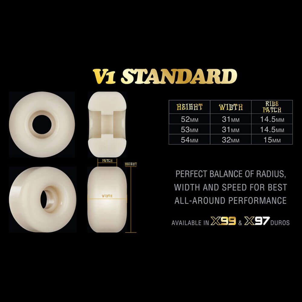 BONES WHEEL ボーンズ ウィール X-FORMULA V1（STANDARD）97A 54mm