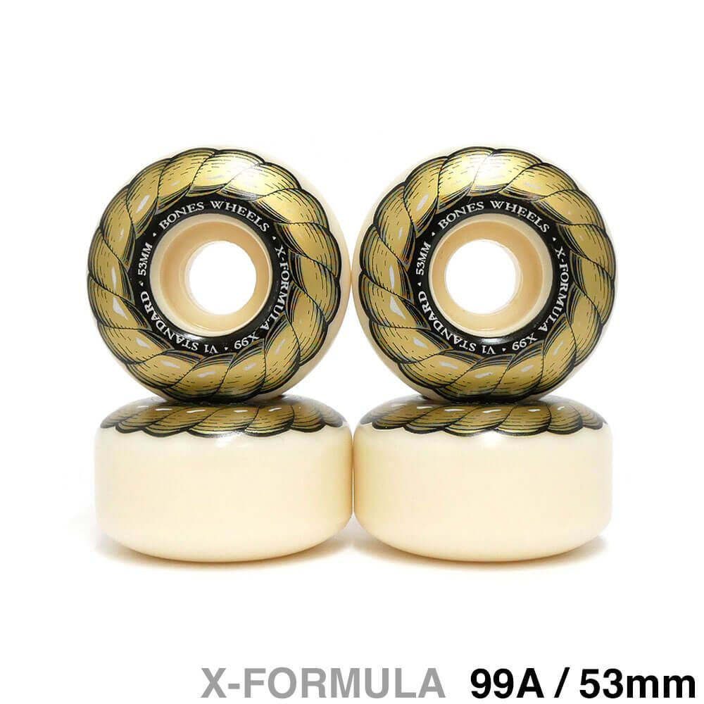 BONES X-FORMULA53㎜99a V1 BONES WHEEL ボーンズ ウィール X-FORMULA V1（STANDARD）99A 53mm
