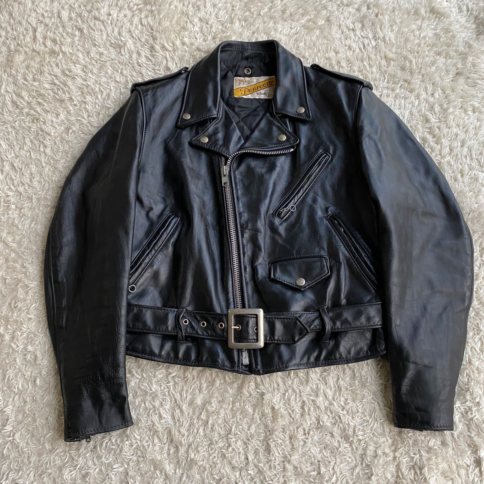 Schott ショット ダブルライダースジャケット サイズ40 L相当 本革黒 楽天市場】ポイント10倍！Schott ショット USA LINE 618HH ホース