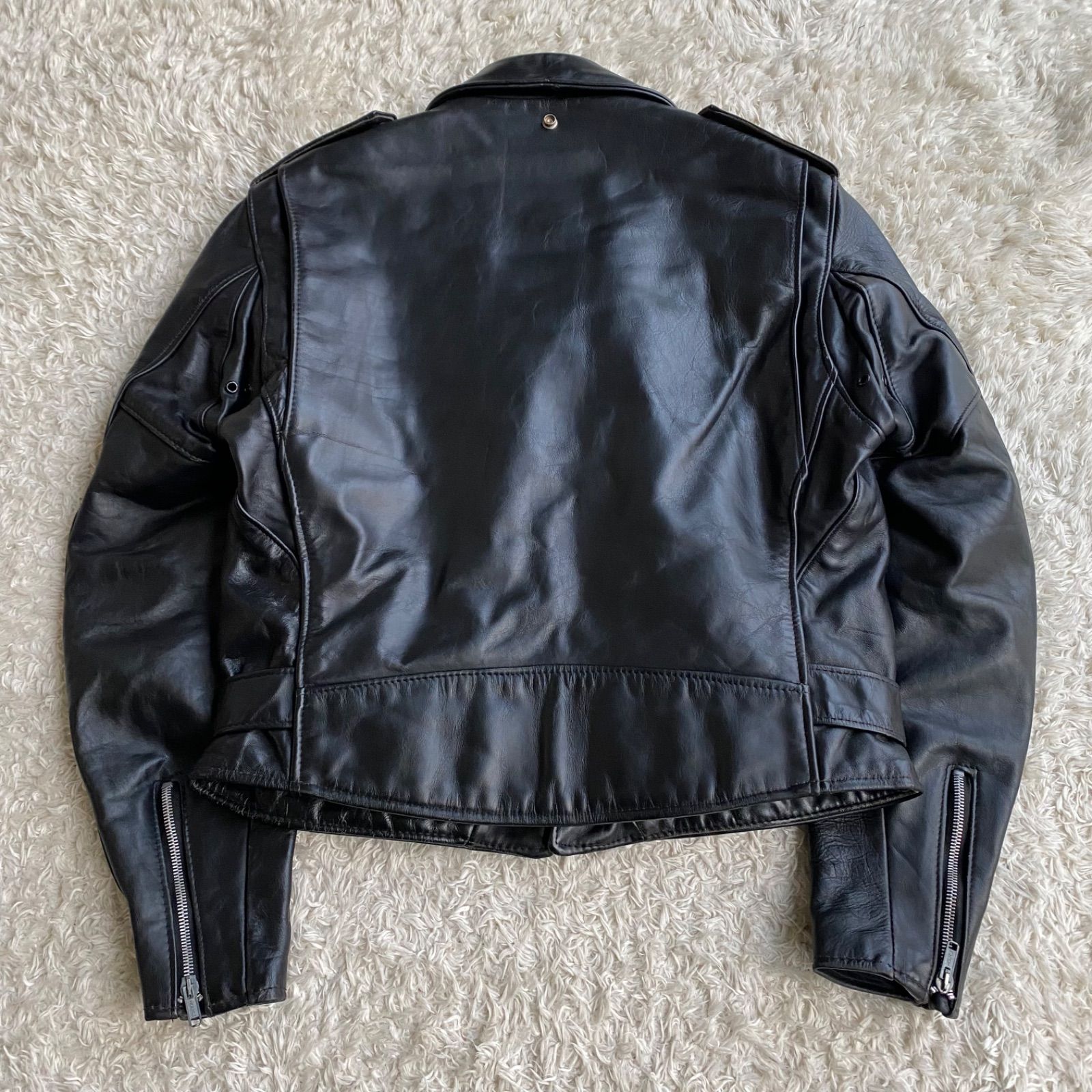 美品/40インチ✨ショット ダブルライダース レザージャケット 618 ブラック 楽天市場】【クーポン配布中】ショット SCHOTT 618 ダブルライダース