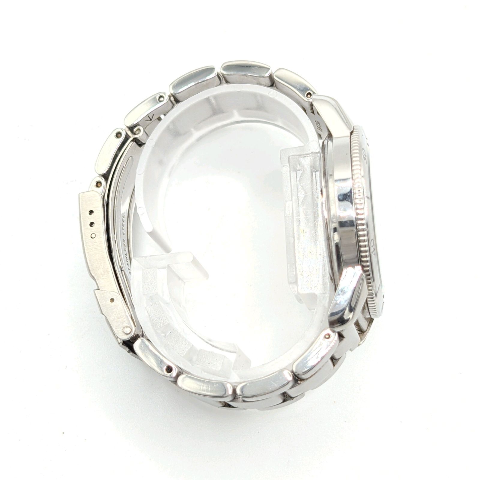 バーバリー　ロンドン　クォーツ　腕時計 Burberry London 6329-H26562 Watch Men's Round Silver Black dial