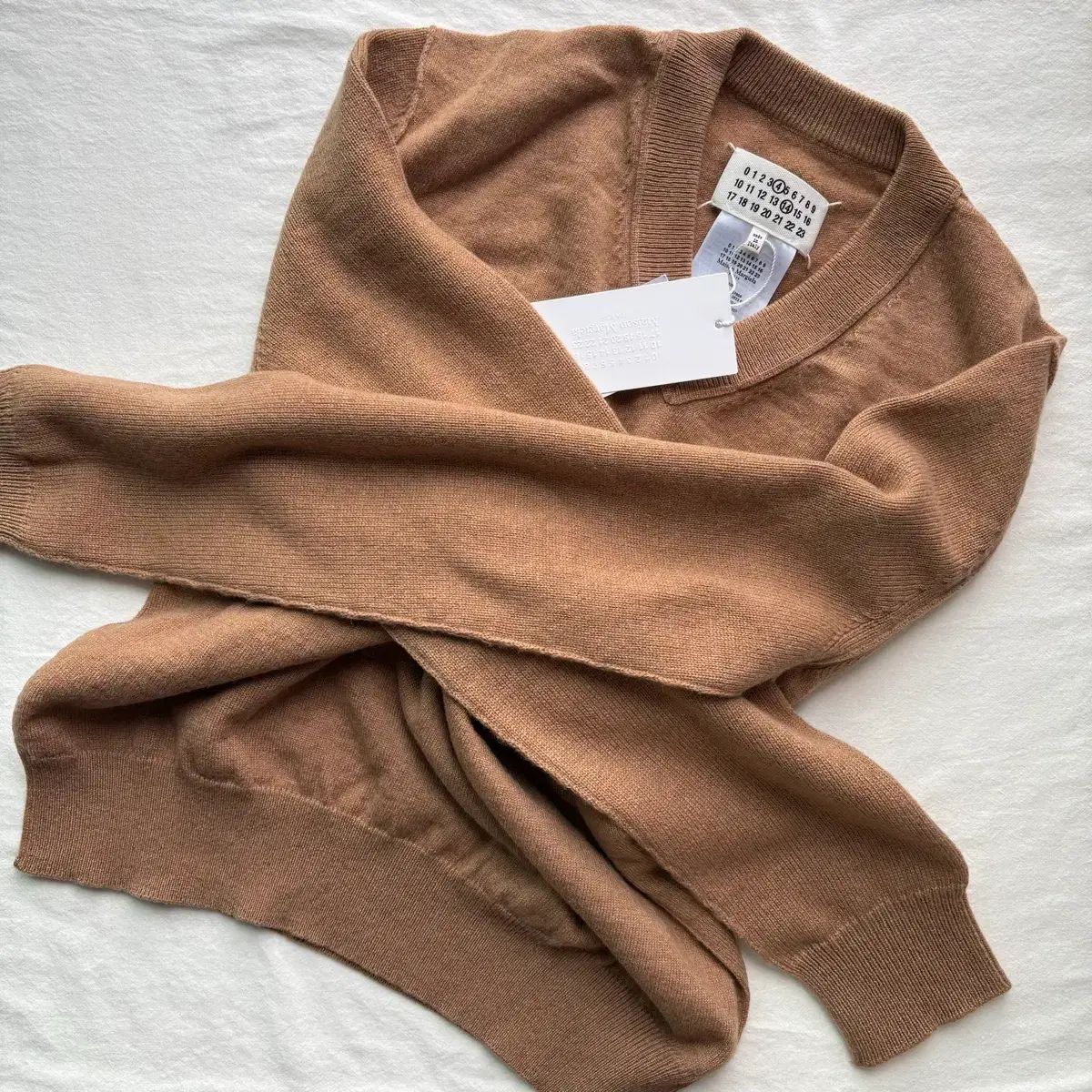 XL Maison Margiela メゾンマルジェラ カシミア Vネック ニット