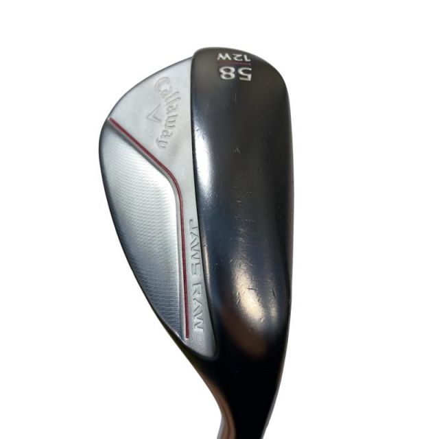 中古】 キャロウェイ JAWS RAW クロムメッキ 58°/12°W レディース