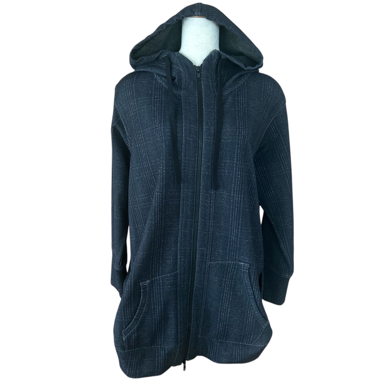 センソユニコ cube cube 刺繍付きネイビー ジャケット センソユニコ