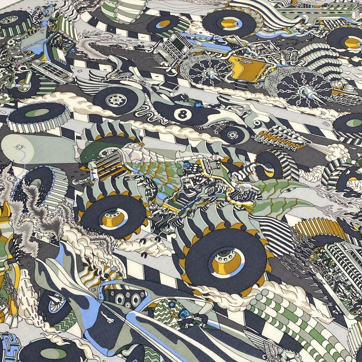 HERMES カレH100 ジュ・ダドレス スカーフ 新品タグ付き HERMES カレH100 ジュ・ダドレス スカーフ 新品タグ付き