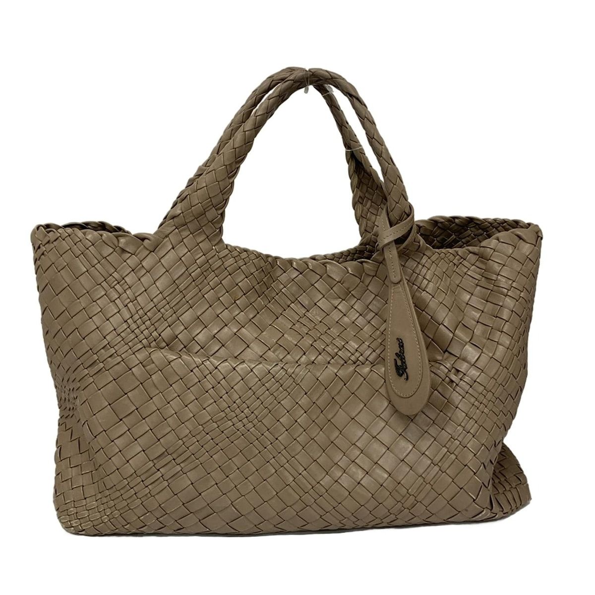 FALORNI ファロルニ 編み込みトートバッグ ベージュ FALORNI ファロルニ 編み込みトートバッグ ベージュ｜Yahoo!フリマ（旧