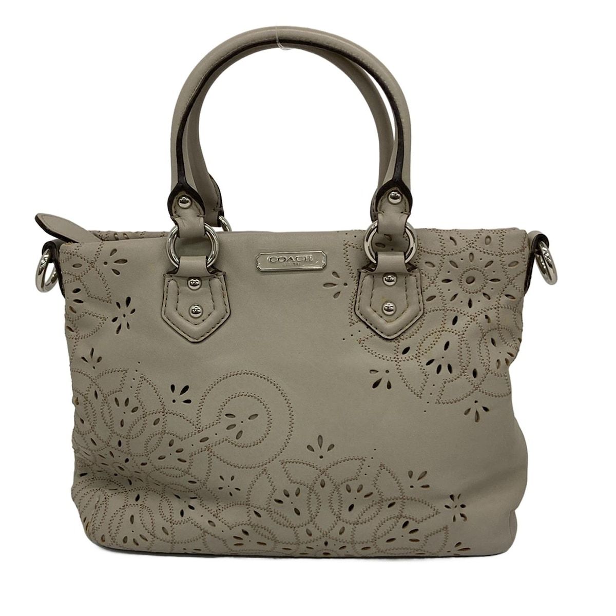 COACH(コーチ) ハンドバッグ - F22486 グレー レザー 【公式通販】