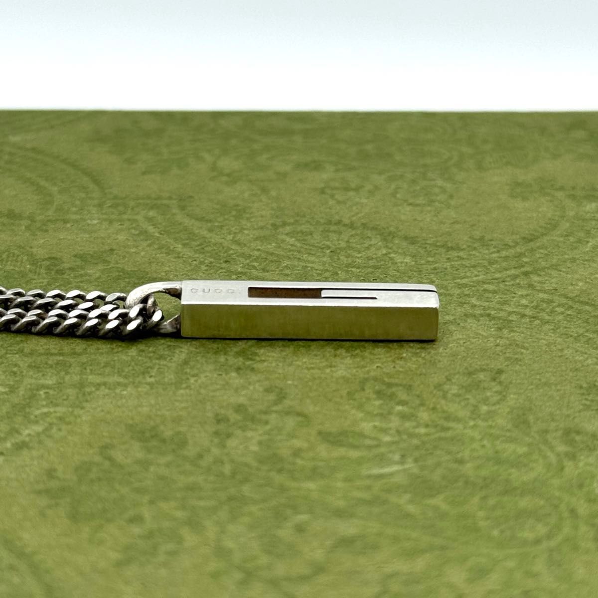 ひーくん　GUCCI カットアウトG 喜平チェーンネックレス GUCCI gカットアウトg プレート 喜平チェーン ネックレス (125711